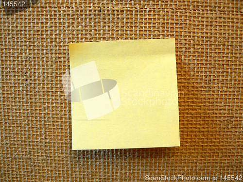 Image of Yellow post-it