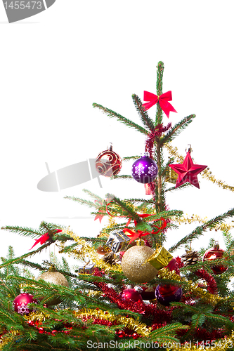 Image of decorated christmas tree