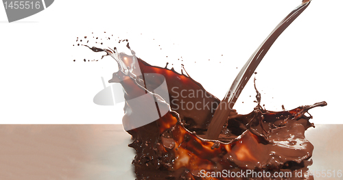 Image of pouring chocolate