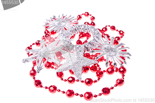 Image of christmas decoration set