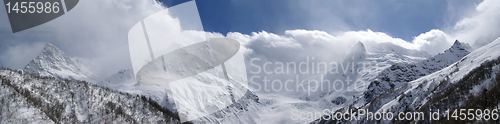 Image of Panorama Caucasus Mountains.