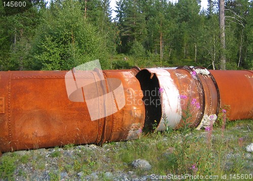 Image of Rusty pipelines