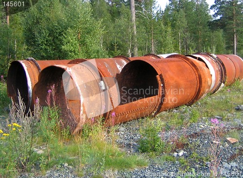 Image of Rusty pipelines