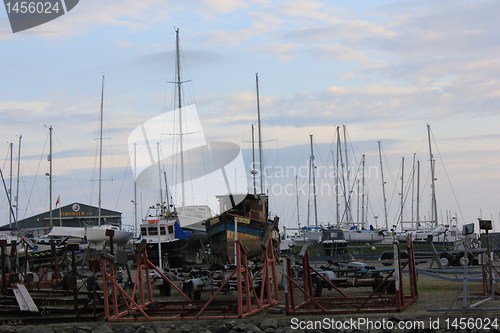 Image of boat yard