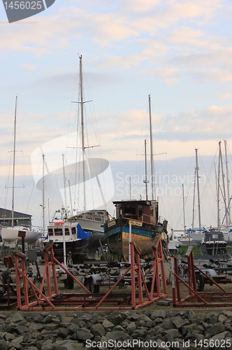 Image of boat yard