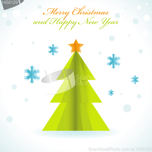 Image of Origami Christmas Tree
