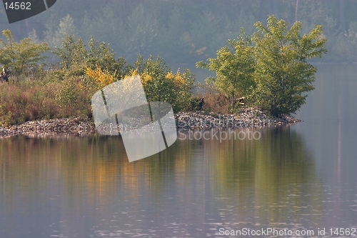 Image of Lake Haubach in spring