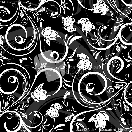 Image of Abstract flower pattern