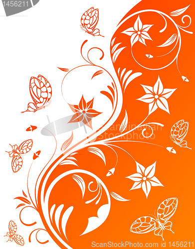 Image of Abstract flower background