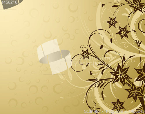 Image of Abstract flower pattern