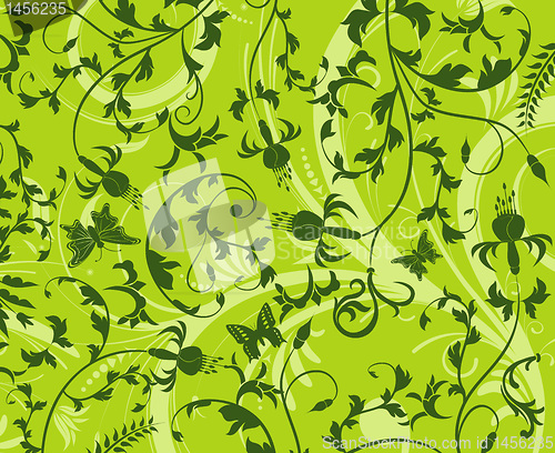 Image of Abstract flower pattern