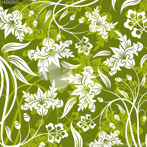Image of Abstract flower pattern