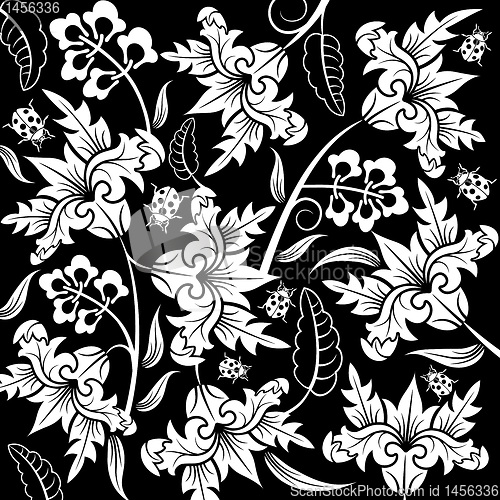 Image of Abstract flower pattern