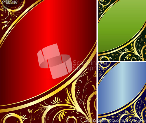 Image of Flower frame background
