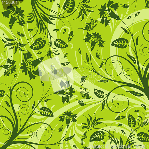Image of Abstract flower pattern