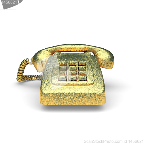 Image of isolated golden object