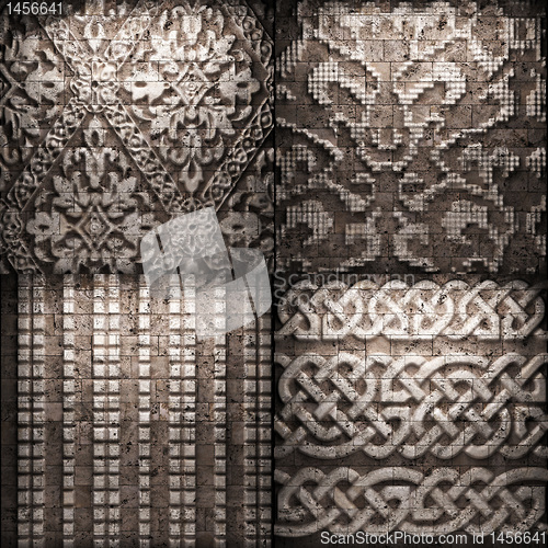 Image of Retro stone ornament