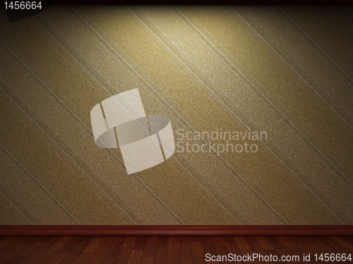Image of illuminated fabric wallpaper