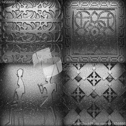Image of Retro metal ornament
