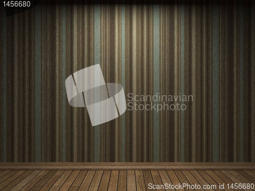 Image of illuminated fabric wallpaper