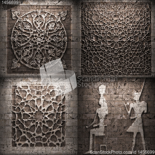 Image of Retro stone ornament