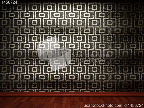 Image of illuminated tile wall
