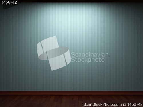 Image of illuminated fabric wallpaper
