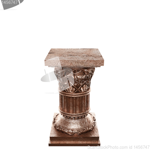 Image of bronze column