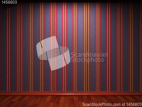 Image of illuminated fabric wallpaper
