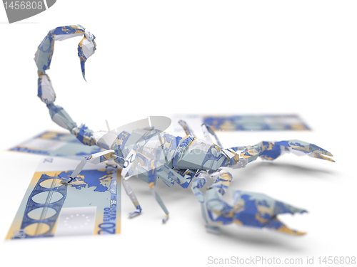 Image of euro origami scorpion