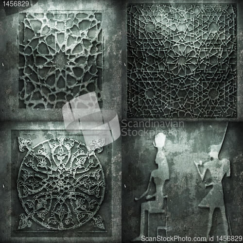 Image of Retro stone ornament