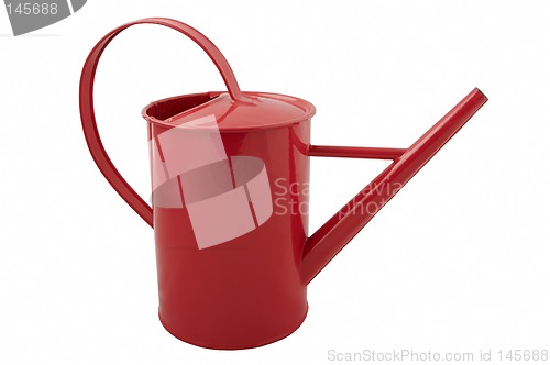 Image of Red watering can
