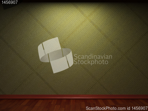 Image of illuminated fabric wallpaper