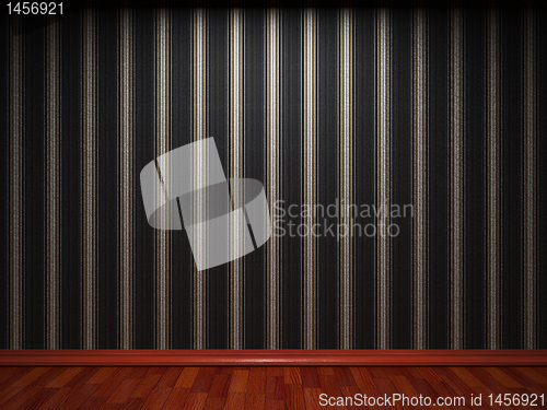 Image of illuminated fabric wallpaper