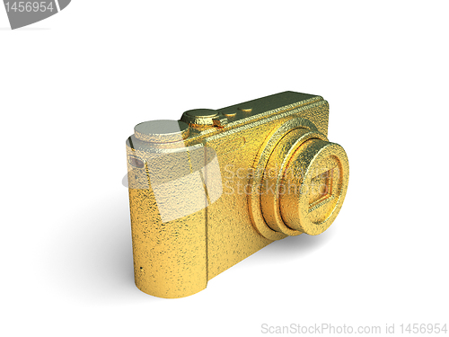 Image of isolated golden object