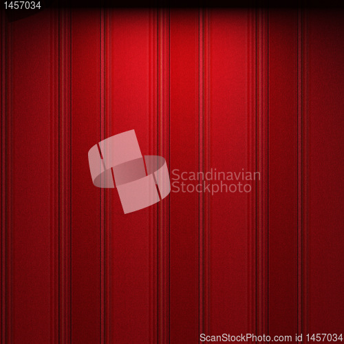 Image of illuminated fabric wallpaper