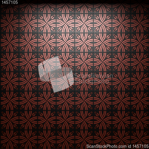 Image of illuminated tile wall