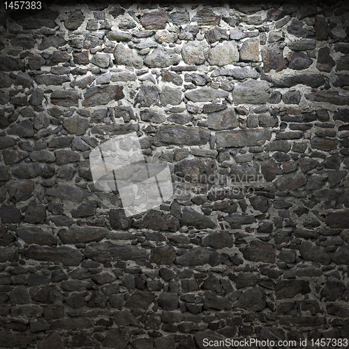 Image of illuminated stone wall