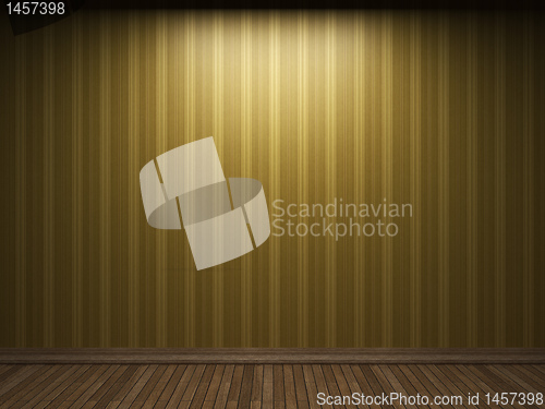 Image of illuminated fabric wallpaper