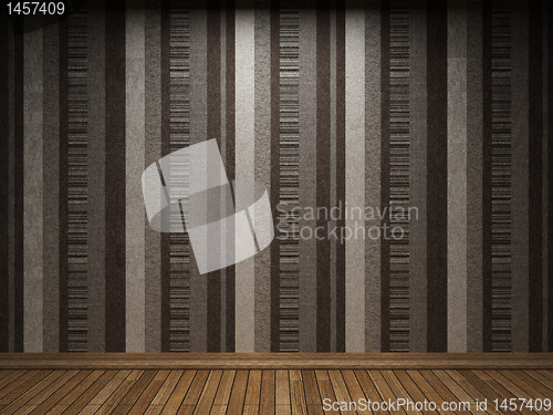 Image of illuminated fabric wallpaper