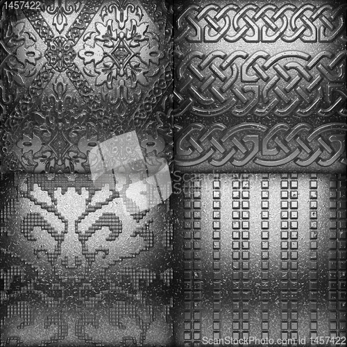 Image of Retro metal ornament