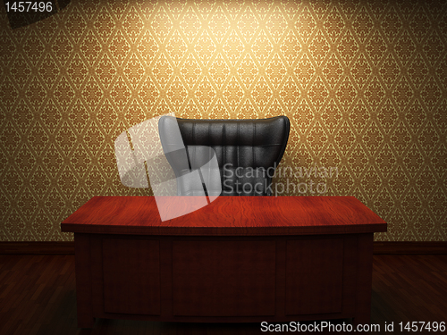 Image of illuminated fabric wallpaper