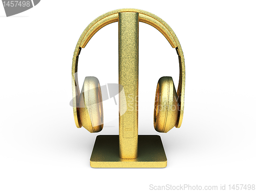 Image of isolated golden object