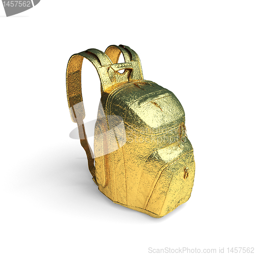 Image of isolated golden object