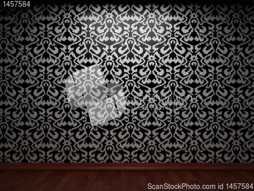 Image of illuminated tile wall