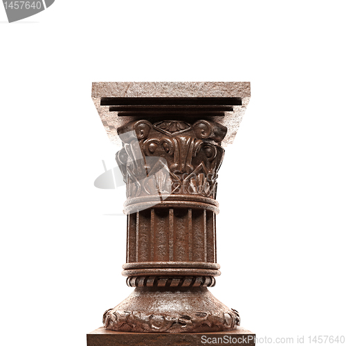 Image of bronze column