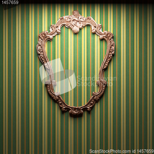 Image of illuminated fabric wall and frame