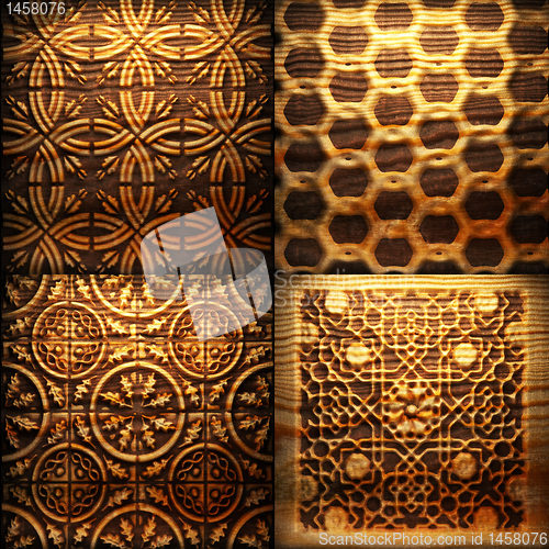 Image of Retro wooden ornament