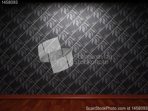 Image of illuminated tile wall