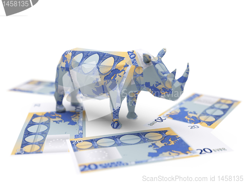 Image of euro origami rhino